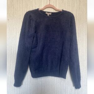 NWT Evolution By Cyrus Size Medium Blue Fuzzy Sweater Very Soft Stitch Fix